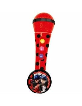 Microfone para Karaoke Lady Bug Vermelho