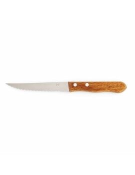 Cuchillo para Carne Amefa Steak Madera Acero Metal 12 Unidades 20,5 cm (Pack 12x)