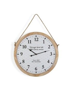 Reloj de Pared Versa Vintage Metal Cuerda Madera MDF (53 x 5 x 53 cm)