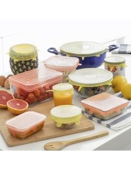 Set de 10 Tapas de Cocina Reutilizables y Ajustables Lilyd InnovaGoods