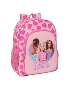 Mochila Escolar Barbie Love Rosa 32 X 38 X 12 cm