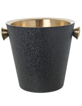 Arrefecedor de Garrafas Alexandra House Living Preto Dourado Metal 23 x 27 x 23 cm