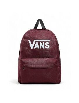 Mochila Escolar Vans Old Skool Print Granate