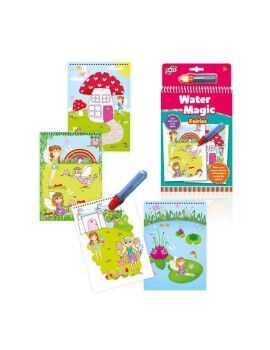 Bloco com Desenhos para Colorir Water Magic Diset A3079H