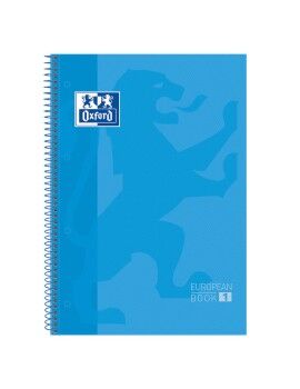 Cuaderno Oxford European Book Turquesa A4 5 Piezas