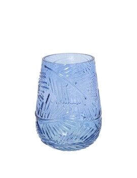 Vaso Alexandra House Living Azul Cristal 13 x 18 cm