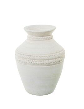 Vaso Alexandra House Living Branco Cerâmica 26 x 35 cm