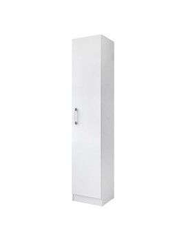 Armario Escobero Alexandra House Living Blanco Madera MDP 35 x 170 x 32 cm 1 puerta Reversible