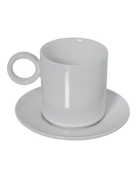 Juego de 6 Tazas de Café Alexandra House Living Porcelana 200 ml