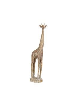 Figura Decorativa Romimex Bege Poliresina Girafa 19 x 69 x 13 cm