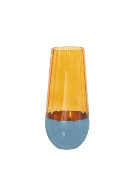 Vaso Alexandra House Living Azul Cristal 12 x 25 cm