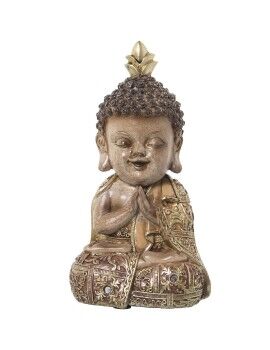 Figura Decorativa Alexandra House Living Acrílico Plástico Melamina Buda 13 x 10 x 23 cm