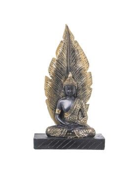 Figura Decorativa Alexandra House Living Castanho Dourado Acrílico Plástico Melamina Buda 15 x 7...