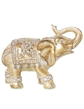 Figura Decorativa Alexandra House Living Dourado Acrílico Plástico Melamina Elefante 23 x 10 x 18 cm