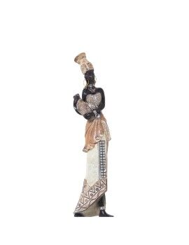 Figura Decorativa Alexandra House Living Branco Dourado Acrílico Plástico Melamina Africana