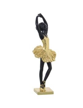 Figura Decorativa Alexandra House Living Preto Dourado Acrílico Plástico Melamina Bailarina 10 x...