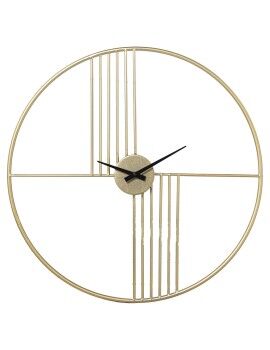 Reloj de Pared Alexandra House Living Dorado Metal 60 x 50 cm