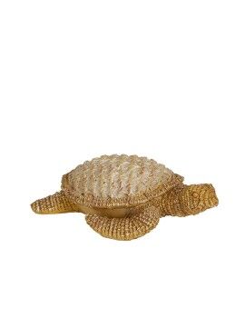 Figura Decorativa Romimex Beige Natural Poliresina Tortuga 16 x 6 x 20 cm