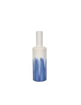 Vaso Romimex Azul Branco Cerâmica 13 x 45 x 13 cm