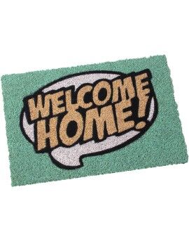 Felpudo Alexandra House Living Welcome Home Verde 40 x 2 x 60 cm