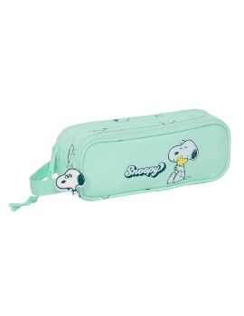 Portatodo Doble Snoopy Groovy Verde 21 x 8 x 6 cm