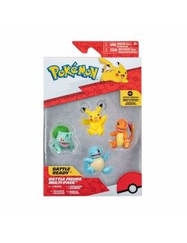 Figuras Pokémon Kanto 5 cm 4 Peças