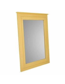 Espejo de pared Alexandra House Living Amarillo Vidrio Madera de abeto 3 x 90 x 70 cm