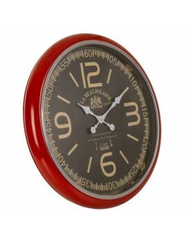 Reloj de Pared Alexandra House Living Rojo Hierro Madera MDF 62 x 6 x 62 cm