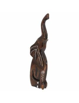 Figura Decorativa Alexandra House Living Marrom claro Madeira Elefante 6 x 50 x 14 cm