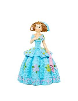 Figura Decorativa Alexandra House Living Menina Celeste Acrílico Plástico Melamina