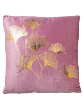 Almofada Alexandra House Living Cor de Rosa Dourado Têxtil 45 x 45 cm