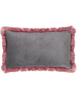 Cojín Alexandra House Living Gris Rosa Textil 50 x 30 cm