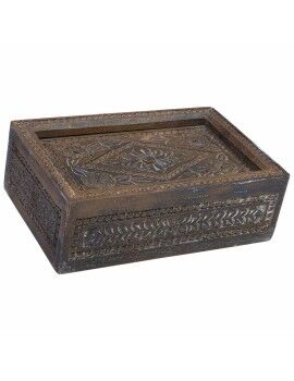 Caja-Joyero Alexandra House Living Blanco Gris Madera de mango 20 x 9 x 29 cm