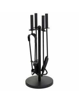 Utensilios para Chimenea Alexandra House Living Negro Hierro 22 x 48 x 22 cm