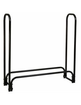 Soporte para Leña Alexandra House Living Negro Hierro 34 x 124 x 124 cm