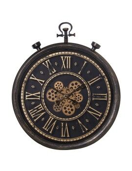 Reloj de Pared Alexandra House Living Negro Dorado Acrílico Plástico 61 x 8 x 72 cm