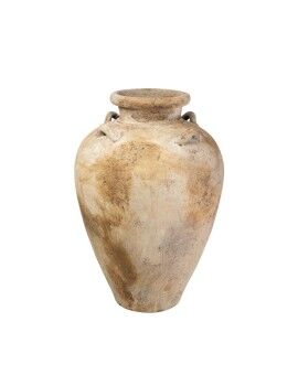 Vaso Romimex Castanho Bege Terracota 55 x 80 x 55 cm Com pegas