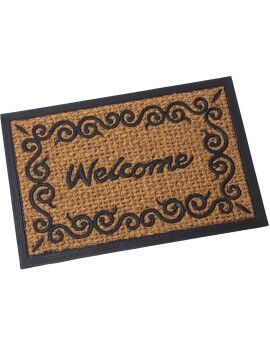 Tapete Alexandra House Living Welcome Castanho 40 x 1 x 60 cm