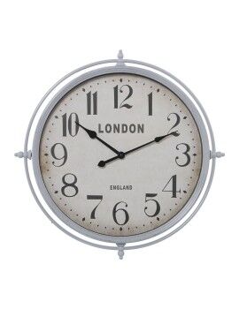 Reloj de Pared Alexandra House Living Gris Plateado Acrílico Plástico 52 x 5 x 52 cm