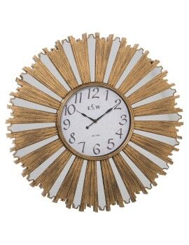 Reloj de Pared Alexandra House Living Dorado Plástico 58 x 4 x 58 cm