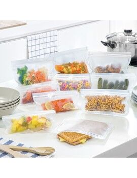 Conjunto de Sacos Reutilizáveis para Alimentos Freco InnovaGoods 10 Peças