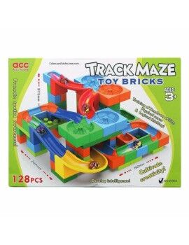 Jogo de Construção com Blocos Track Maze 118063 (128 pcs)