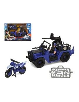 Playset Police Rescue Team Azul