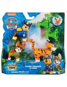 Conjunto veículos The Paw Patrol Jungle Pups - Chase & Tracker