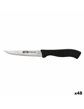 Cuchillo de Sierra Quttin Kasual Negro Plateado 22 x 2 x 1,5 cm (48 Unidades)