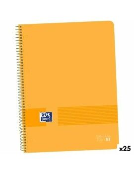 Caderno Oxford EUROPEANBOOK 1 Pêssego A4+ 80 Folhas 5 Peças (25 Unidades)