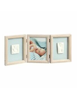 Moldura de Fotos BABY ART Birth Gift Castanho Madeira