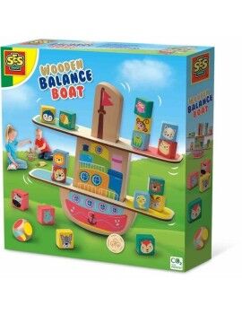 Juego Educativo SES Creative Wooden balance boat