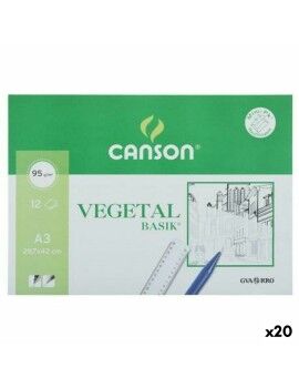 Papel vegetal Canson A3 12 Folhas (20 Unidades)