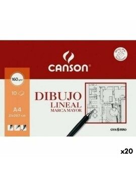 Bloco de desenho Canson 20 Folhas (20 Unidades)